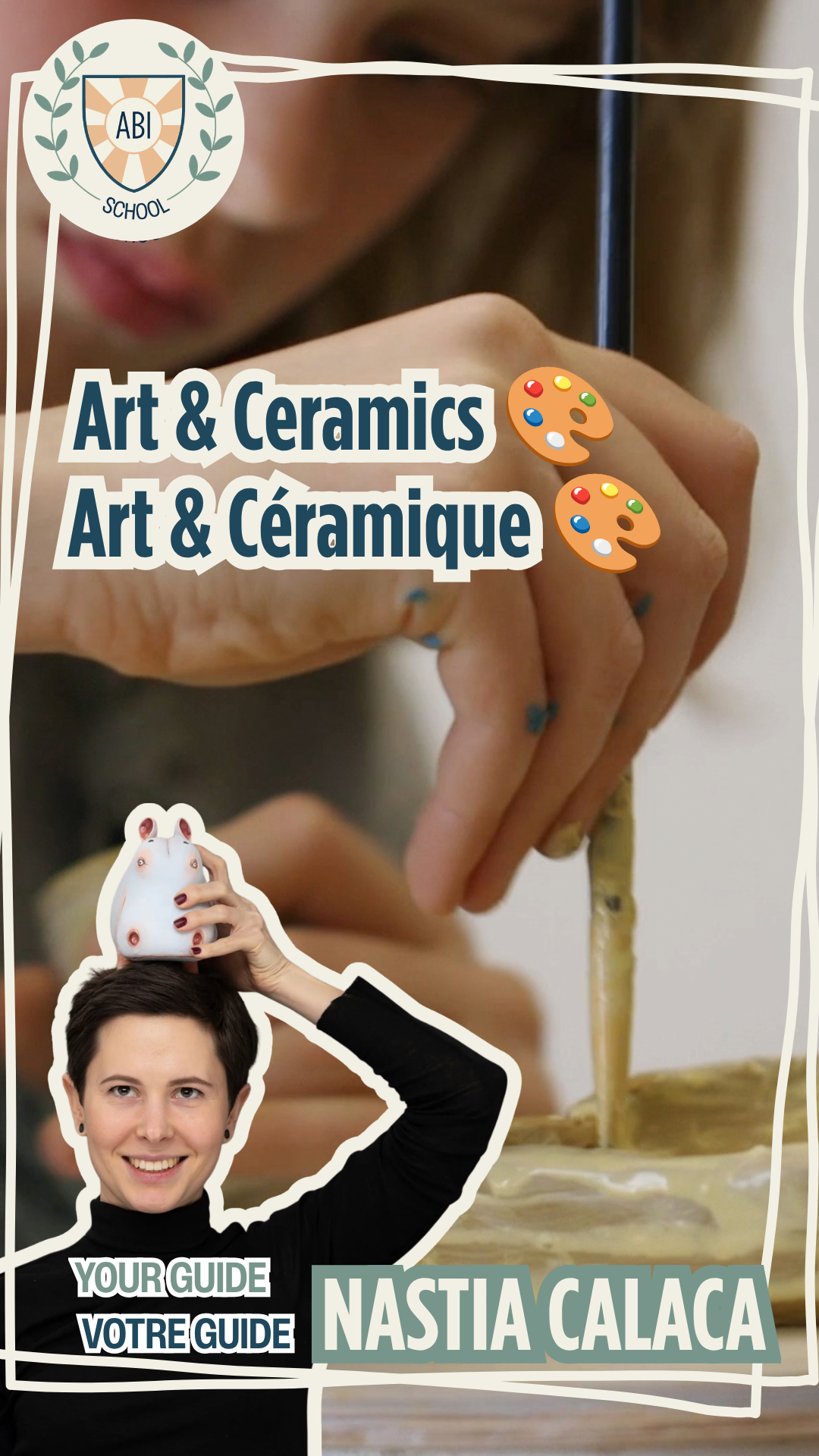 Peignez comme Matisse, créez des collages comme Picasso… puis façonnez le tout en argile !🎨🪴🫟